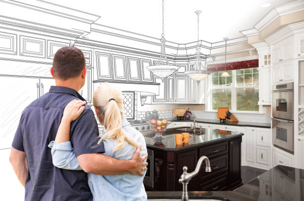 Custom kitchen cabinets installed in a Plato home